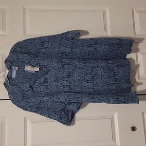 Liz & Me  short sleeve button down blouse size 5X New with tags